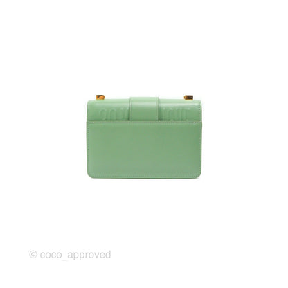 Dior Micro 30 Montaigne Flap Bag Mint Green Smooth Calfskin