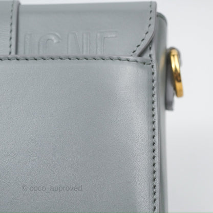 Christian Dior 30 Montaigne Box Bag Grey Calfskin