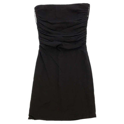 FENDI Fendace dress Size 36 Black Rayon96% Polyurethane4%