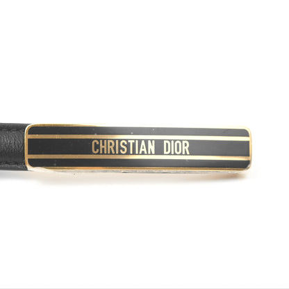 Christian Dior Dior-ID Belt Black Smooth Calfskin Size 80
