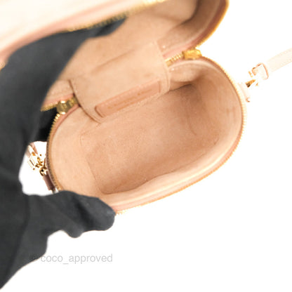 Christian Dior Micro Lady Dior Vanity Case Pink Cannage Lambskin