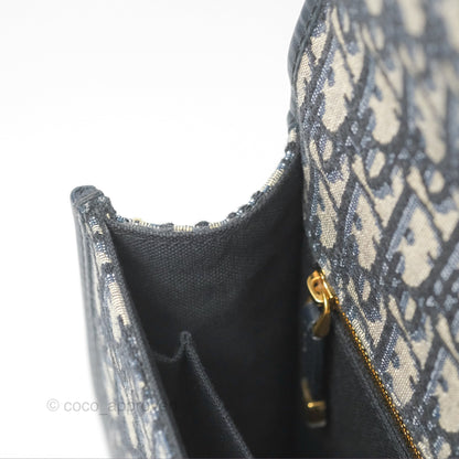 Dior 30 Montaigne Bag Blue Dior Oblique Jacquard