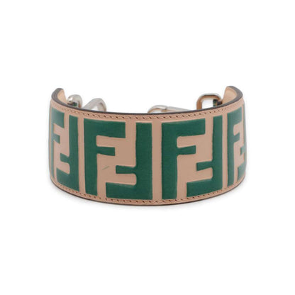FENDI Strap You Mini Green/Pink 8AV105 Leather
