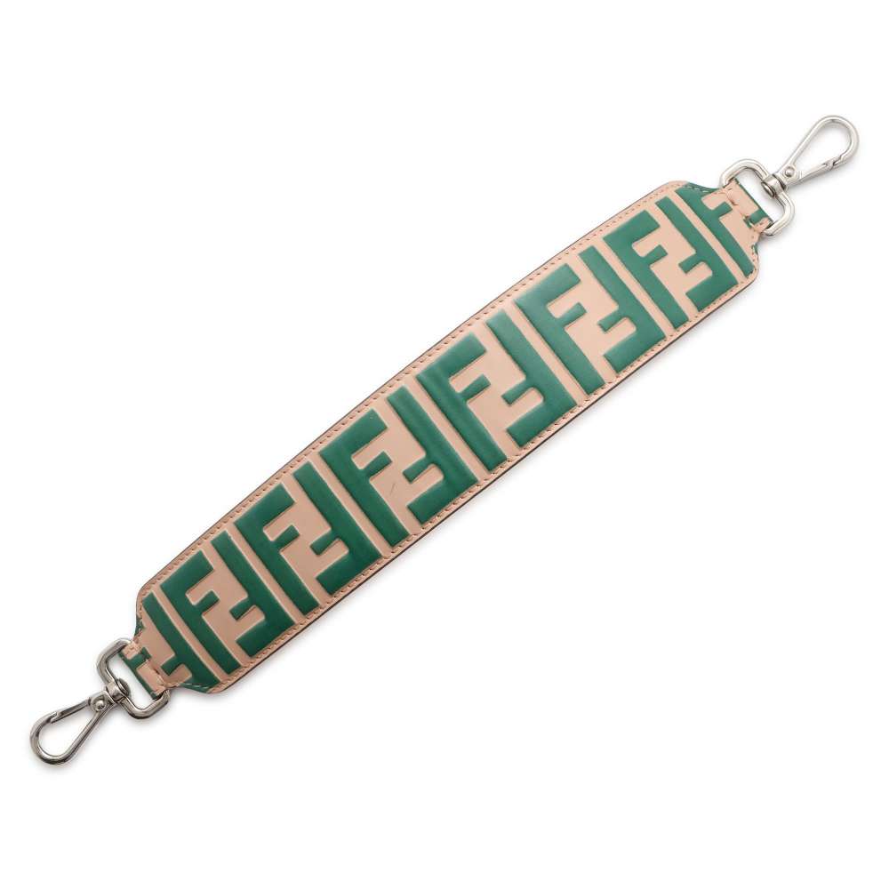 FENDI Strap You Mini Green/Pink 8AV105 Leather