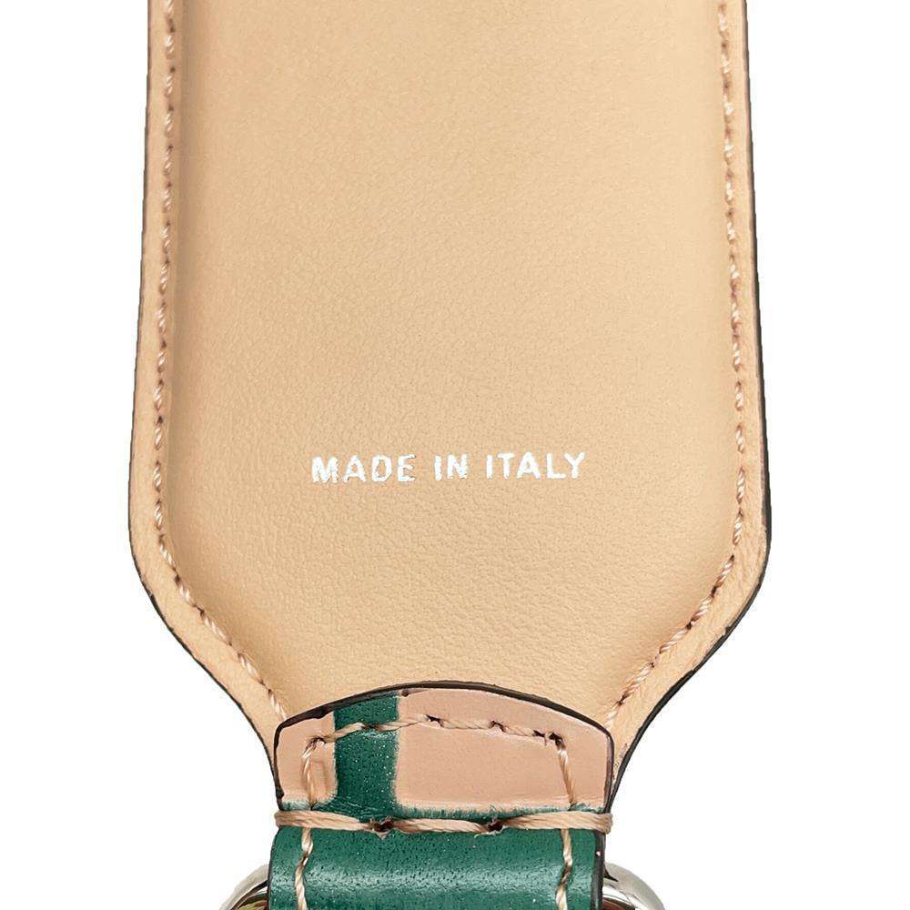 FENDI Strap You Mini Green/Pink 8AV105 Leather