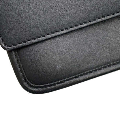 FENDI Canayef 2way Shoulder Bag Black 8BT284 Leather