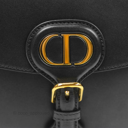 Christian Dior Medium Bobby Flap Black Box Calfskin