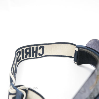 Christian Dior Diorclub V1U Dior Blue Oblique Visor