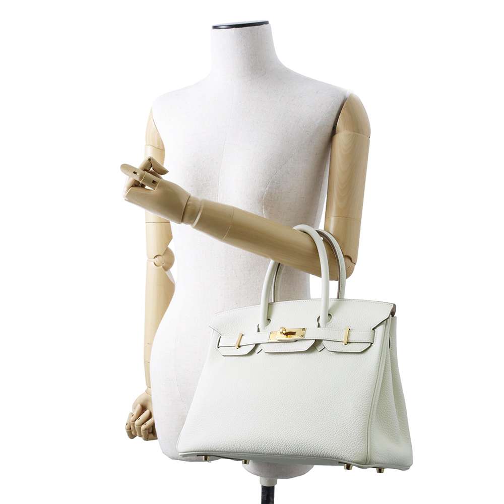 HERMES Birkin mushroom Togo Leather Size 30
