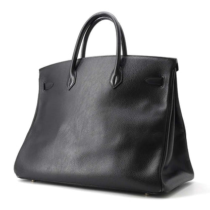 HERMES Birkin Black Ardennes Leather Size 40