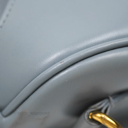 Christian Dior Medium Bobby Flap Grey Box Calfskin