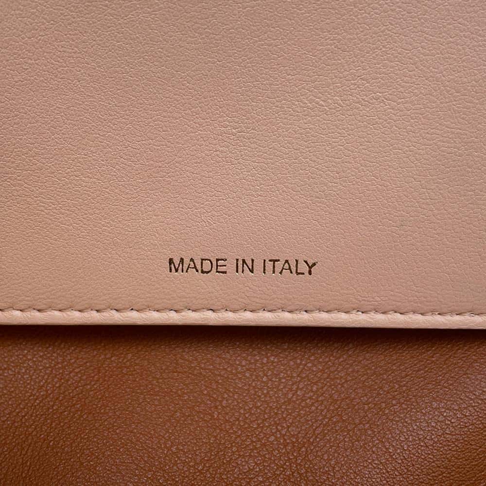FENDI I see you Peekaboo Brown 8BN321 Leather Size Medium