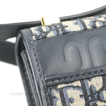 Dior 30 Montaigne Bag Blue Dior Oblique Jacquard