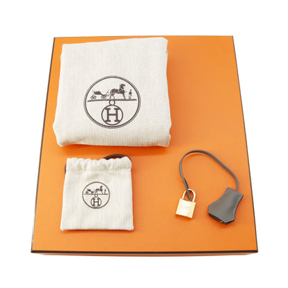 HERMES Birkin Gris Meyer Swift Leather Size 25
