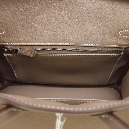 HERMES Birkin Etoupe Togo Leather Size 25