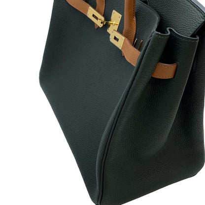 HERMES Birkin Star Mark Vert Fonce/Gold Togo Leather Size 35