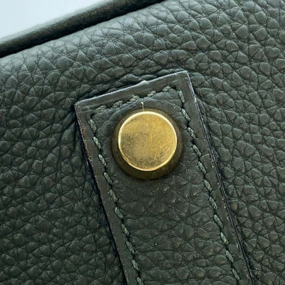 HERMES Birkin Star Mark Vert Fonce/Gold Togo Leather Size 35