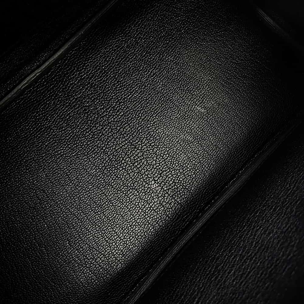 HERMES Birkin Black Togo Leather Size 25