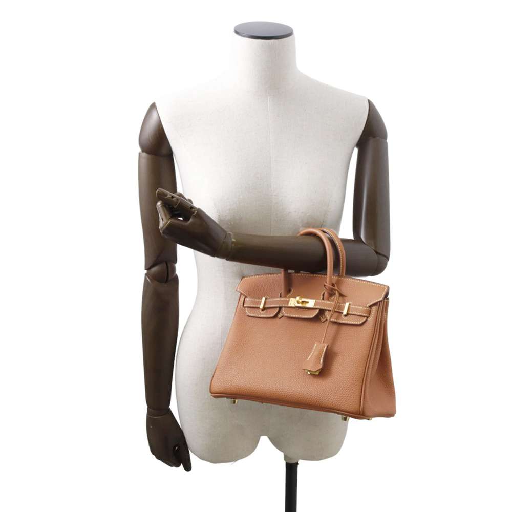 HERMES Birkin SPO Gold/Lime Togo Leather Size 25