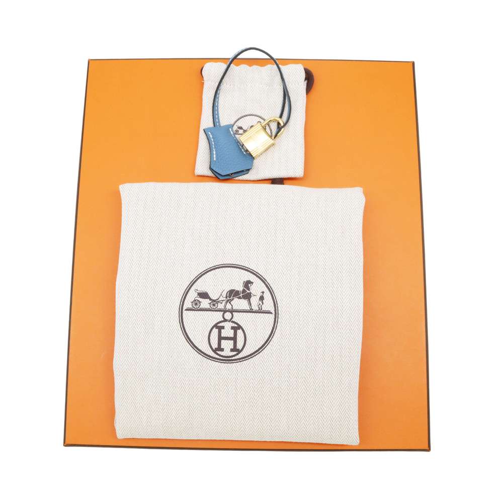 HERMES Birkin New Blue Jean Togo Leather Size 25