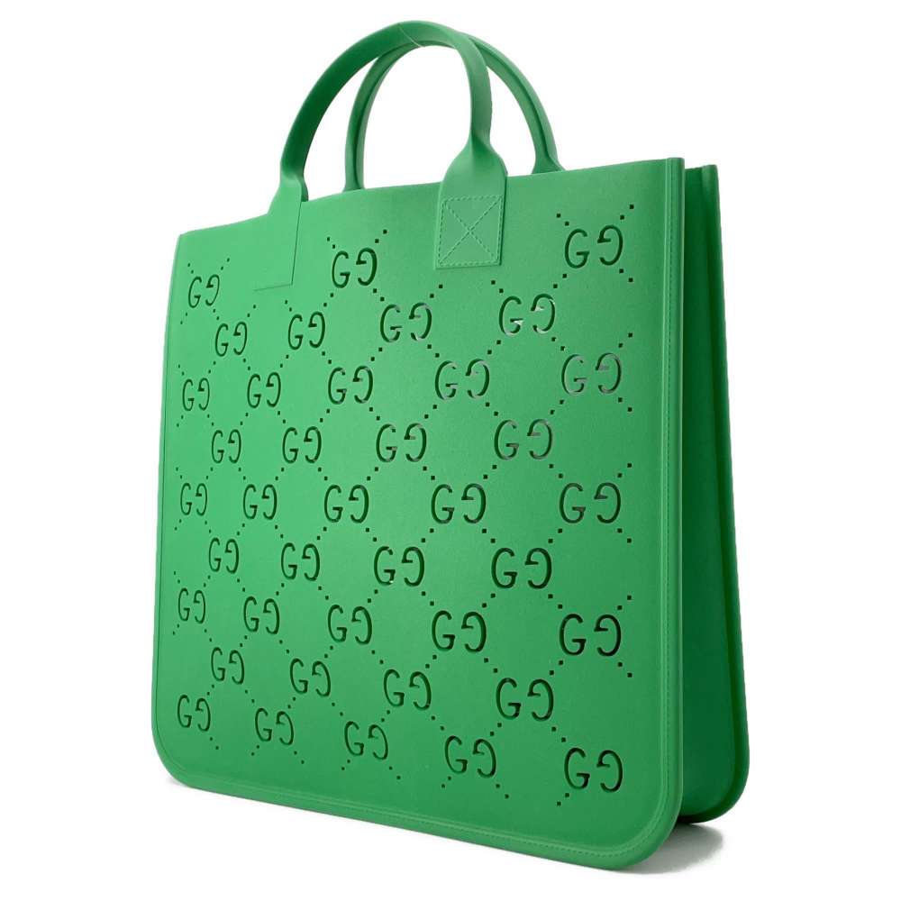 GUCCI Children's Tote Bag Green 679365 Rubber
