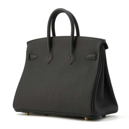 HERMES Birkin Black Togo Leather Size 25