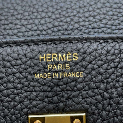 HERMES Birkin Black Togo Leather Size 25
