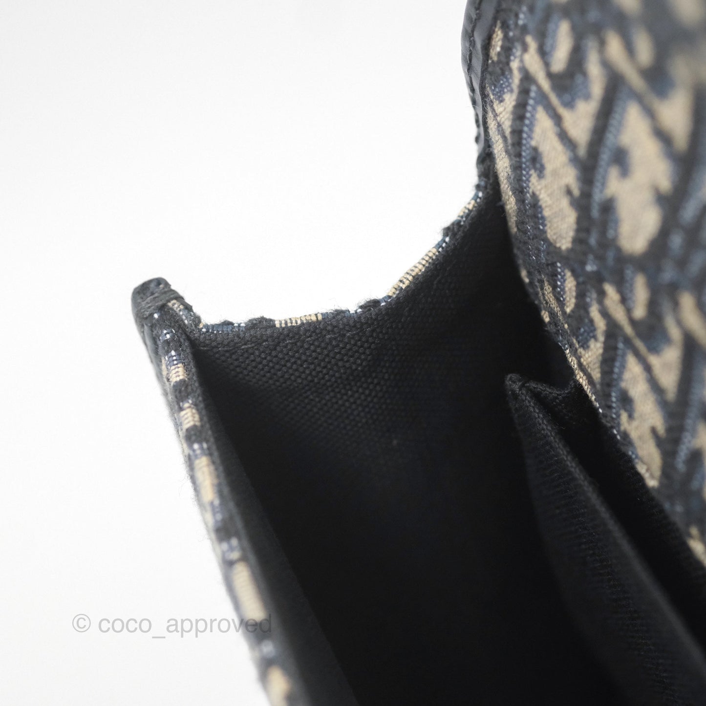 Christian Dior Small 30 Montaigne Bag Blue Dior Oblique Jacquard