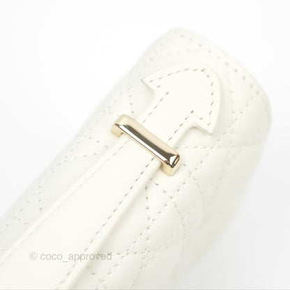 Dior Miss Dior Mini Bag White Cannage Lambskin