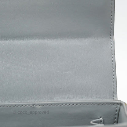 Christian Dior 30 Montaigne Box Bag Grey Calfskin