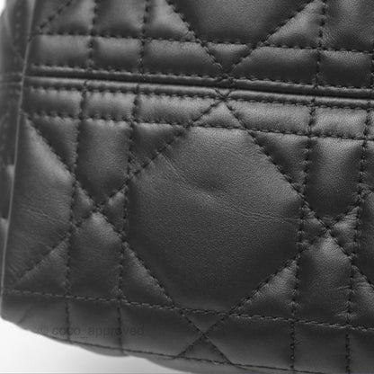 Christian Dior Small Dior Toujours Bag Black Macrocannage Calfskin