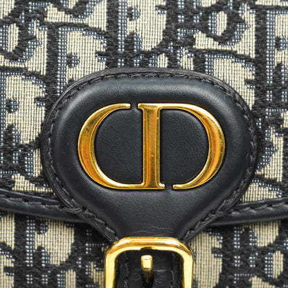 Dior Medium Bobby Bag Blue Oblique Jacquard Canvas