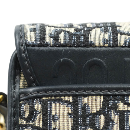 Dior Medium Bobby Bag Blue Oblique Jacquard Canvas