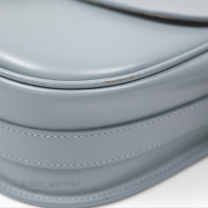 Christian Dior Medium Bobby Flap Grey Box Calfskin