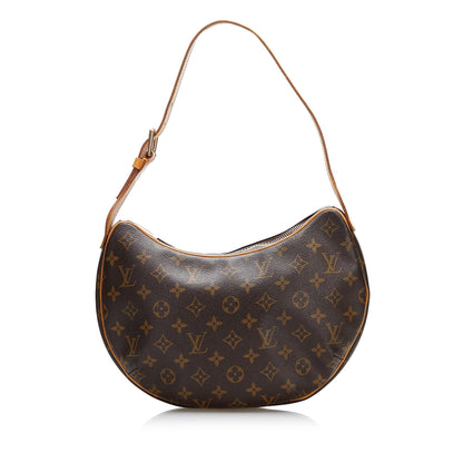 LOUIS VUITTON Monogram Croissant MM Brown