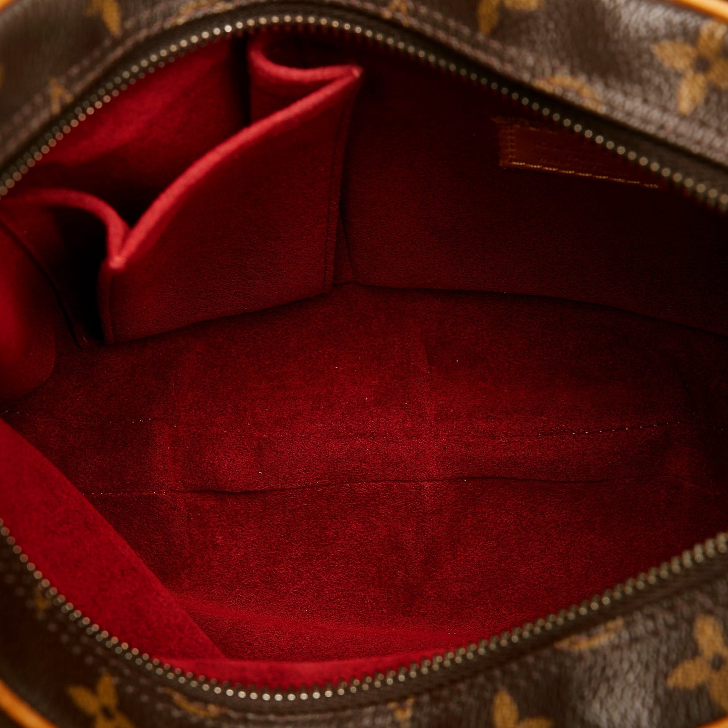 LOUIS VUITTON Monogram Croissant MM Brown