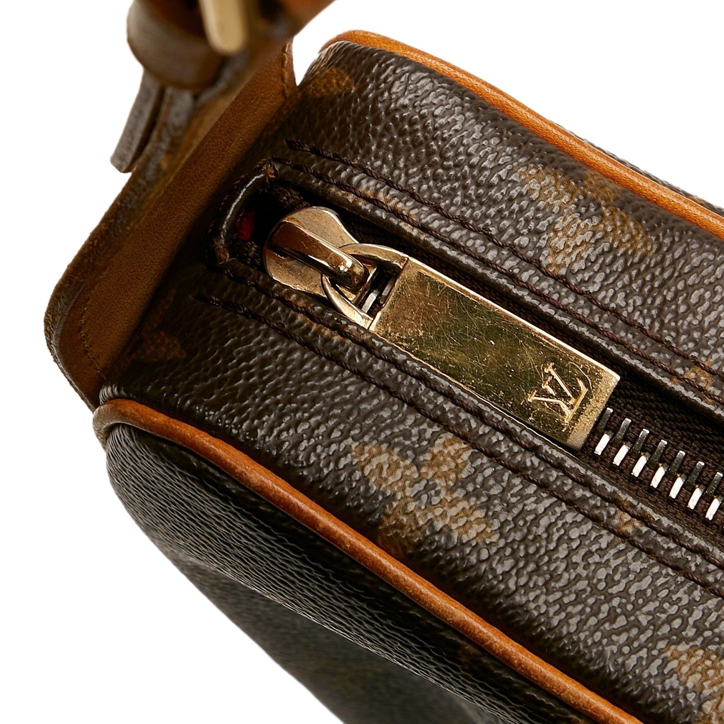 LOUIS VUITTON Monogram Croissant MM Brown