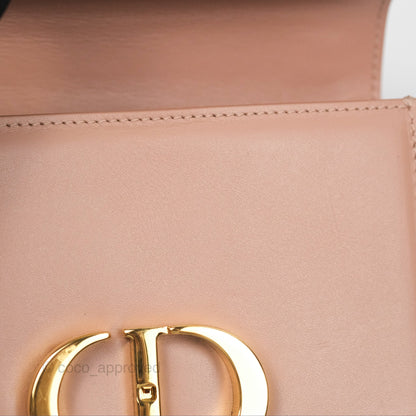 Dior Micro 30 Montaigne Flap Bag Rose Des Vents Calfskin