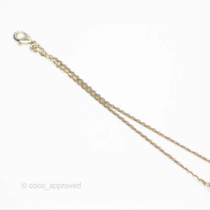 Christian Dior Double Necklace Bee Star Clover Crystals Pearls Gold Tone
