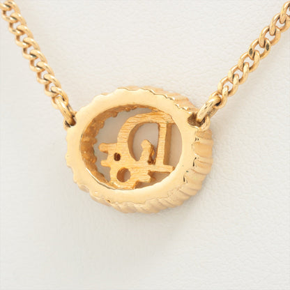 Christian Dior Logo Rhinestone Necklace Costume Jewellery