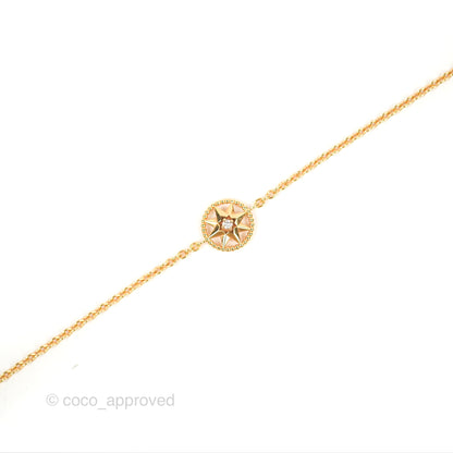 Dior Mini Rose Des Vents Bracelet Diamonds Gold