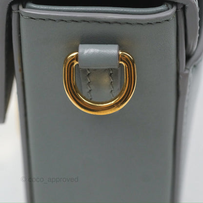 Christian Dior 30 Montaigne Box Bag Grey Calfskin