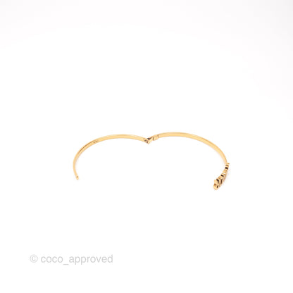Christian Dior J'adior Choker Gold Tone