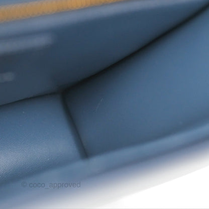 Dior 30 Montaigne Bag Blue Box Calfskin