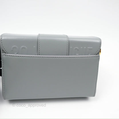 Christian Dior 30 Montaigne Box Bag Grey Calfskin