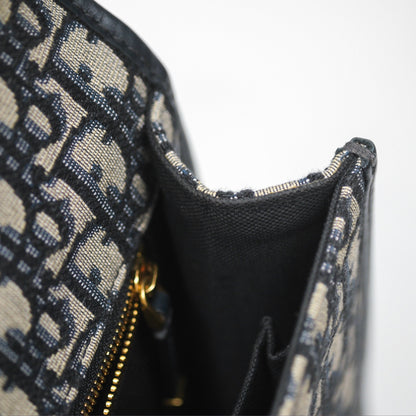 Dior 30 Montaigne Bag Blue Dior Oblique Jacquard