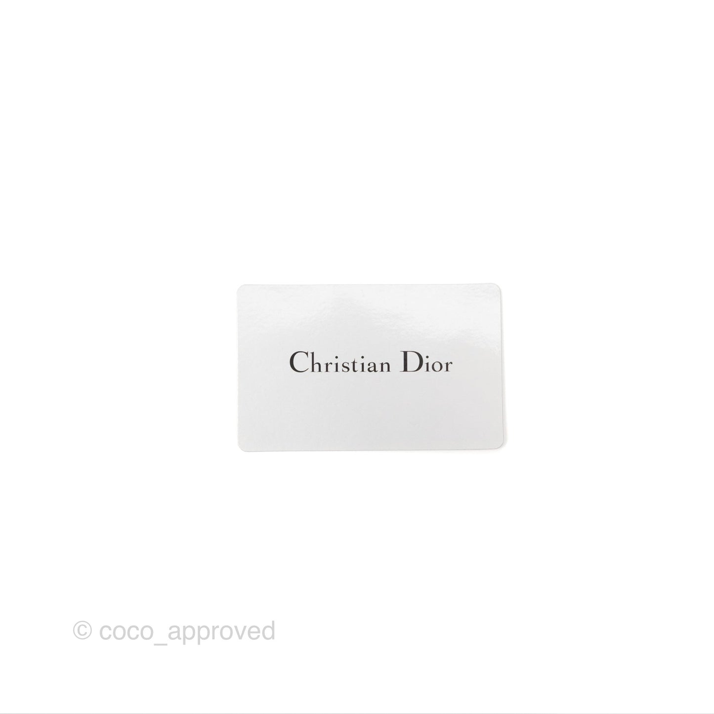 Christian Dior Nano Lady Dior Pouch Cloud Blue Cannage Patent