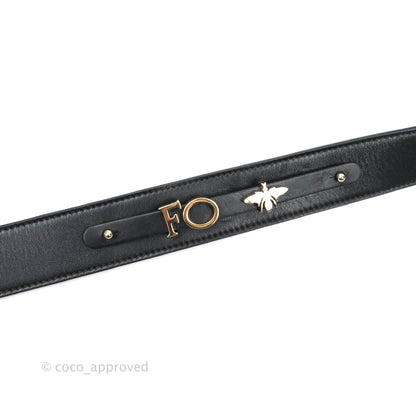 Christian Dior Lambskin My ABCDior Lady Dior Black Gold Hardware