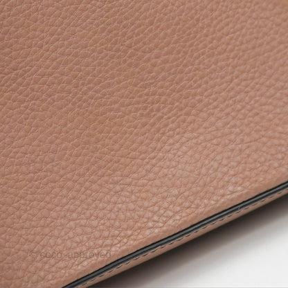 Christian Dior J'Adior Strap Flap Bag Dusty Pink Grained Calfskin