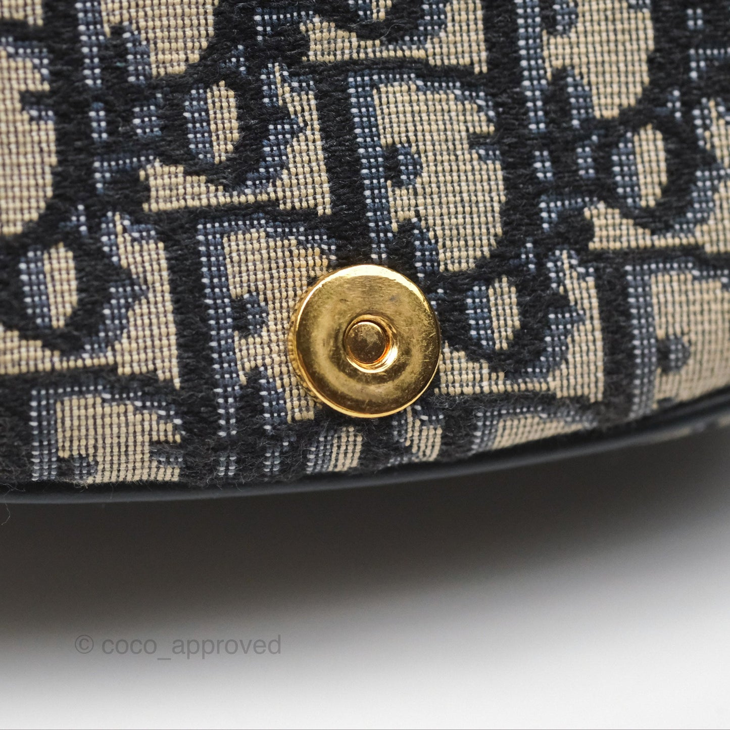 Dior Small Bobby Bag Blue Oblique Jacquard Canvas